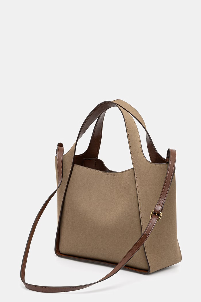 Akcesoria Stella McCartney LOGO CROSSBODY torebka damska 513860.WP0746 zielony