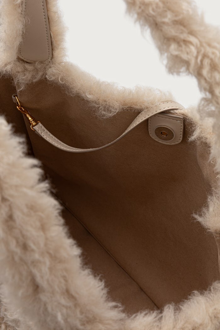 LOGO TOTE torebka shopper damska Stella McCartney beżowy 502793.WP0747
