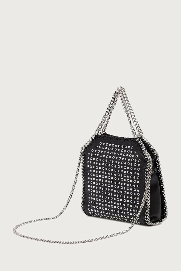 Akcesoria Stella McCartney FALABELLA MINI torebka damska z imitacji skóry 371223.WP0739 czarny