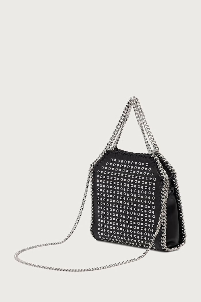 Akcesoria Stella McCartney FALABELLA MINI torebka damska z imitacji skóry 371223.WP0739 czarny