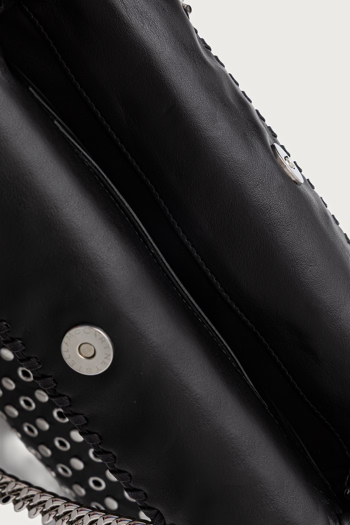 FALABELLA MINI torebka damska z imitacji skóry Stella McCartney czarny 371223.WP0739