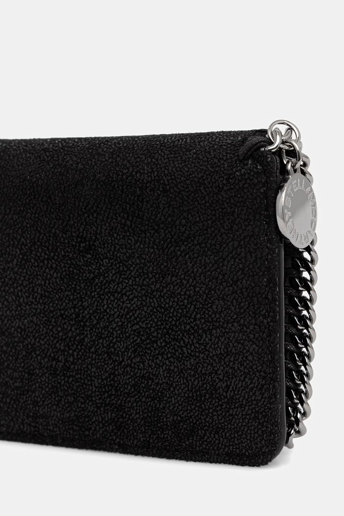 Stella McCartney FALABELLA BIFOLD portfel damski 7P0085.W9132 czarny AW26