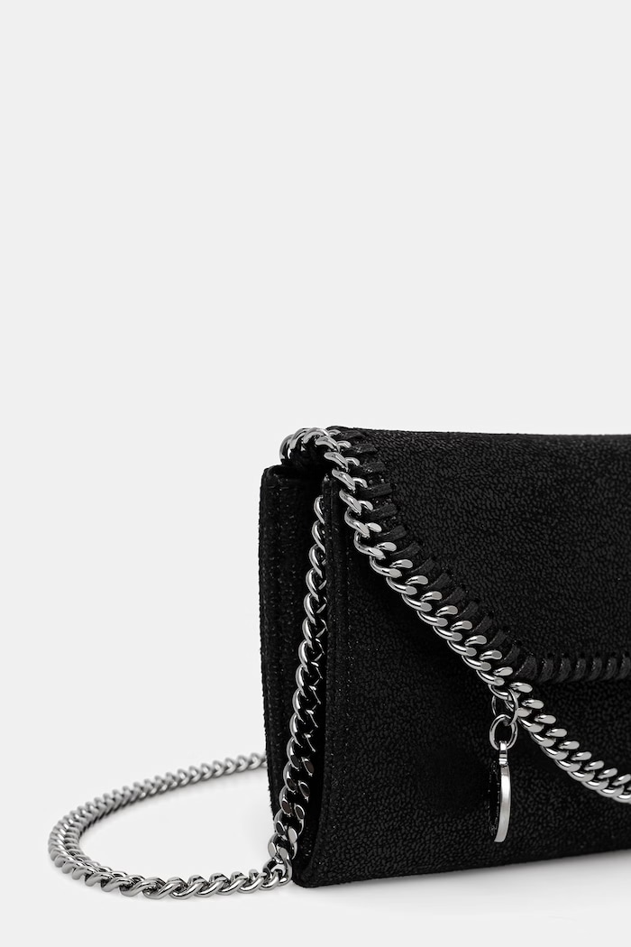 Akcesoria Stella McCartney FALABELLA CONTINENTAL portfel damski 7P0086.W9132 czarny