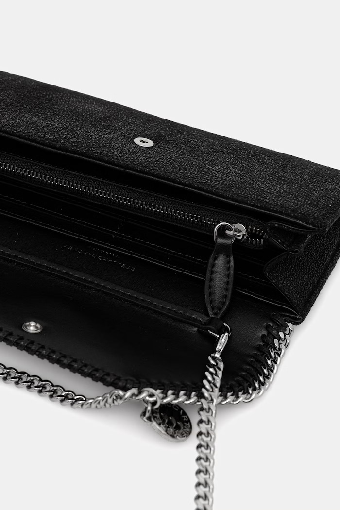 Stella McCartney FALABELLA CONTINENTAL portfel damski czarny 7P0086.W9132