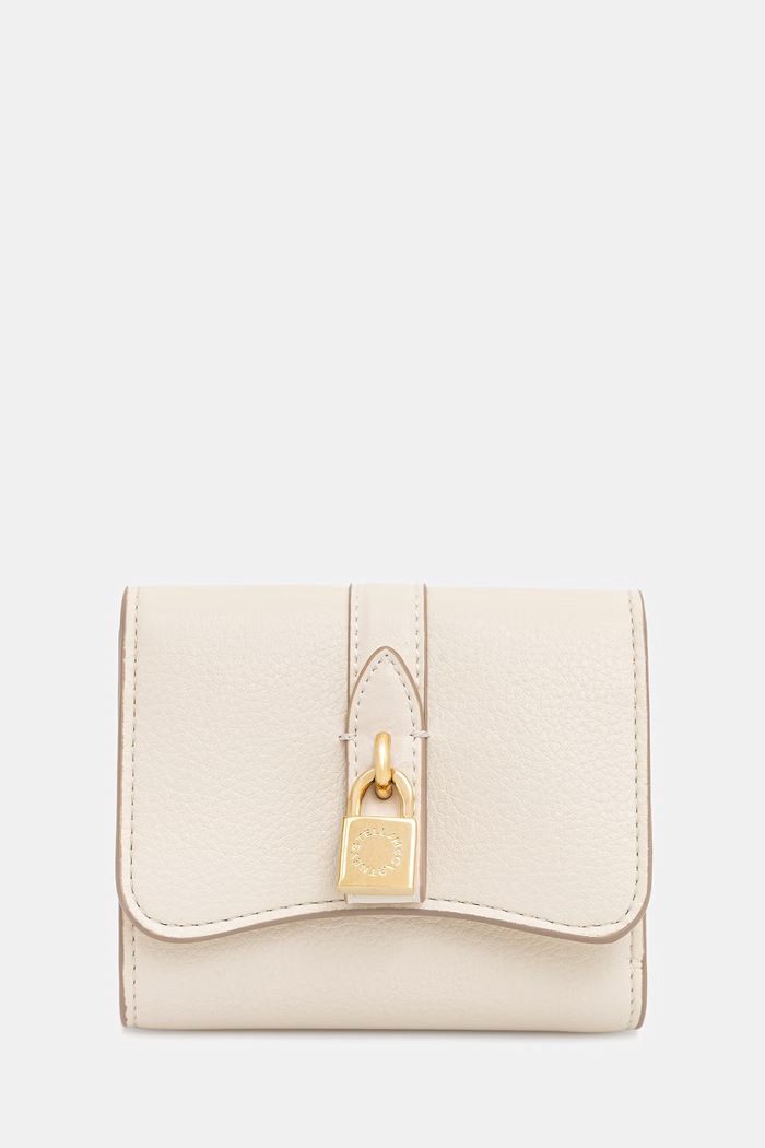 Stella McCartney STELLA RYDER portfel z imitacji skóry damski beżowy 7P0080.WP0533