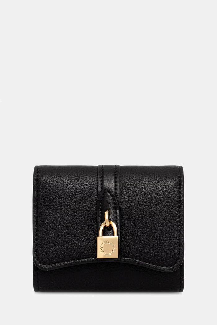 Stella McCartney STELLA RYDER portfel z imitacji skóry damski czarny 7P0080.WP0533