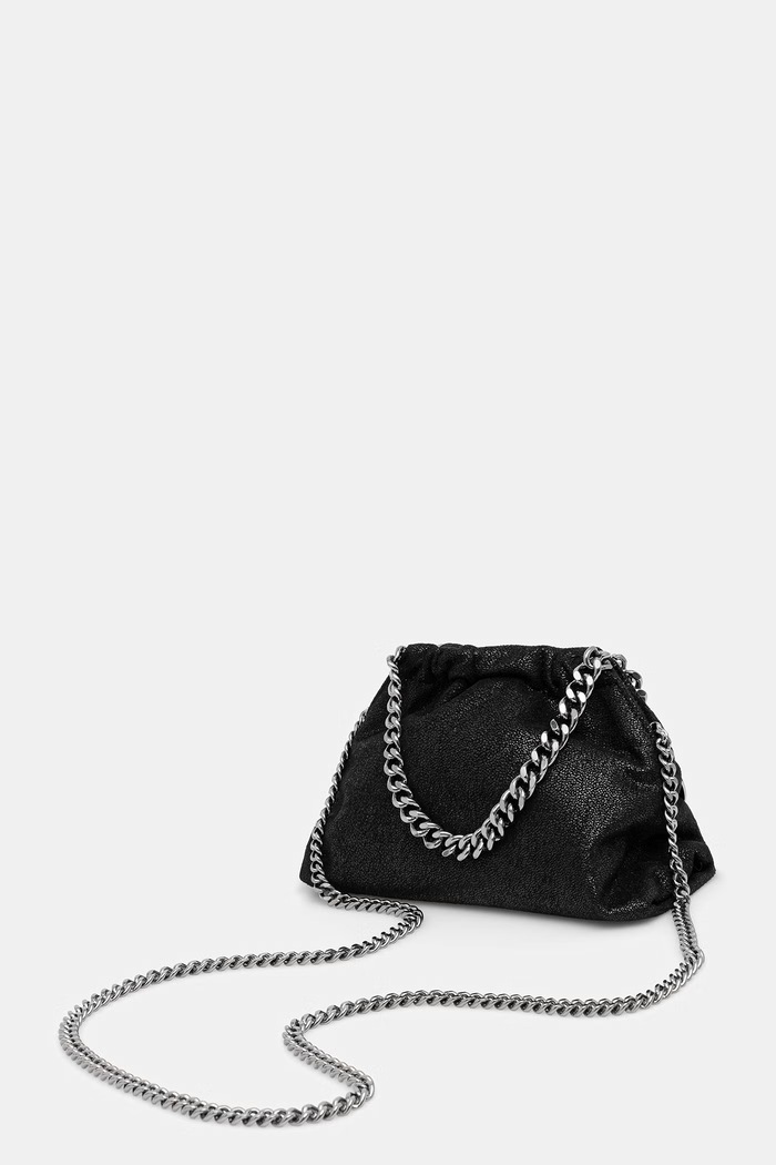 Akcesoria Stella McCartney FALABELLA MINI torebka crossbody damska 7B0144.W9132 czarny