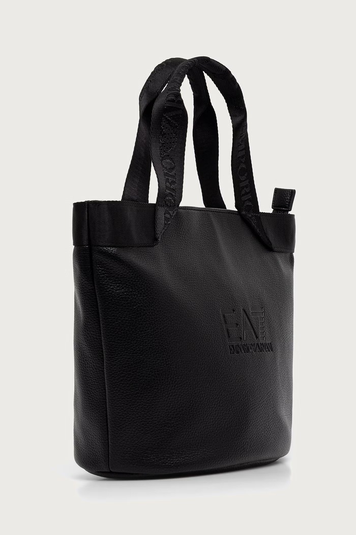EA7 Emporio Armani torebka tote damska z imitacji skóry AF27199.7W001529 czarny AW26