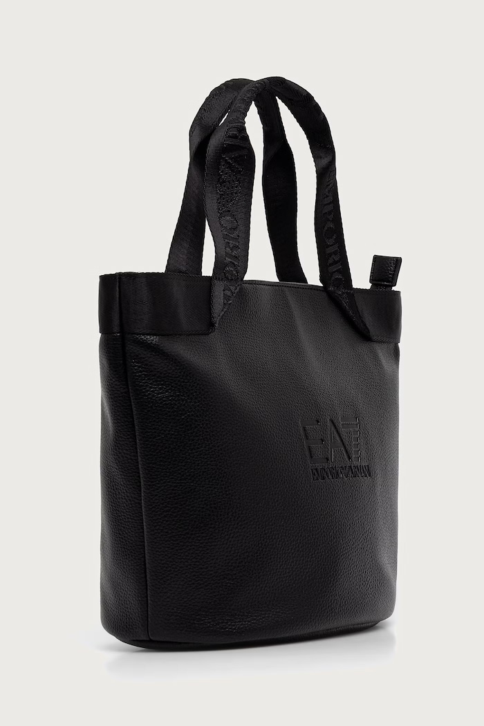 EA7 Emporio Armani torebka tote damska z imitacji skóry AF27199.7W001529 czarny AW26