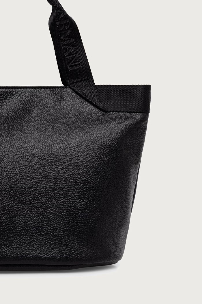 Akcesoria EA7 Emporio Armani torebka tote damska z imitacji skóry AF27199.7W001529 czarny
