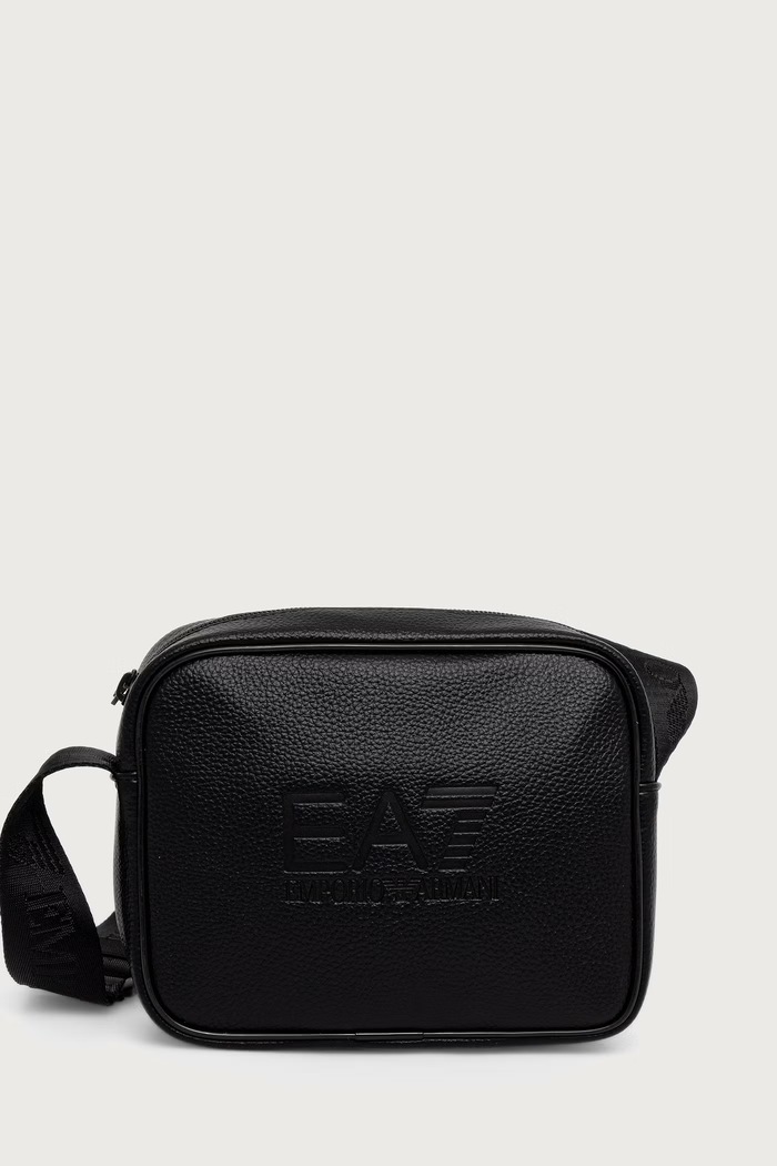EA7 Emporio Armani torebka crossbody damska z imitacji skóry czarny AF27199.7W001619