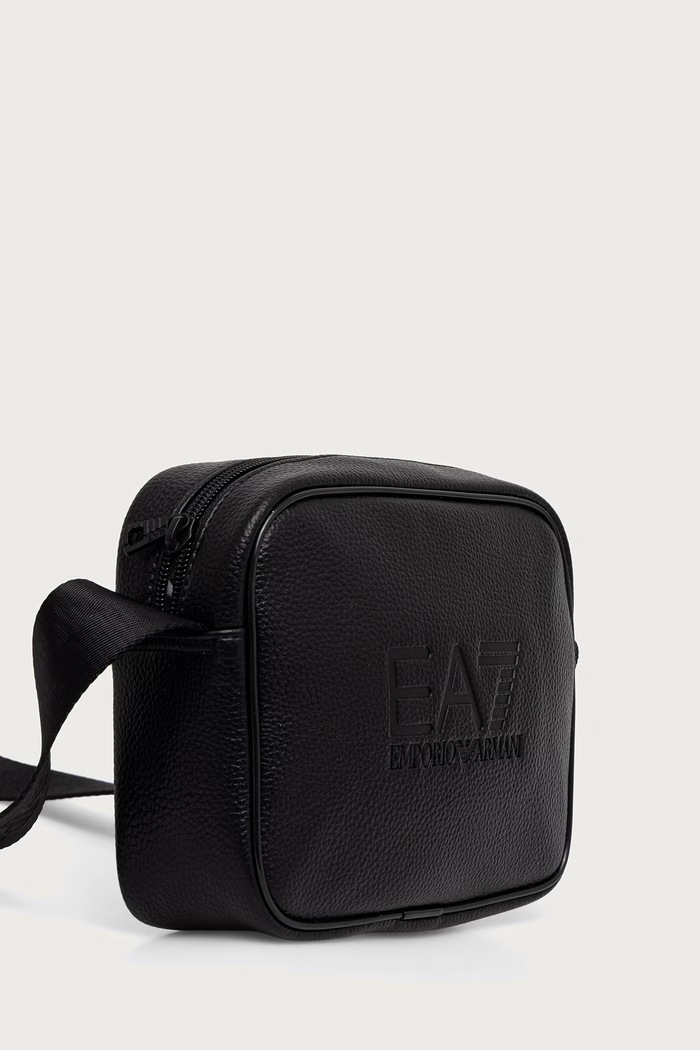 EA7 Emporio Armani torebka crossbody damska z imitacji skóry AF27199.7W001619 czarny AW26