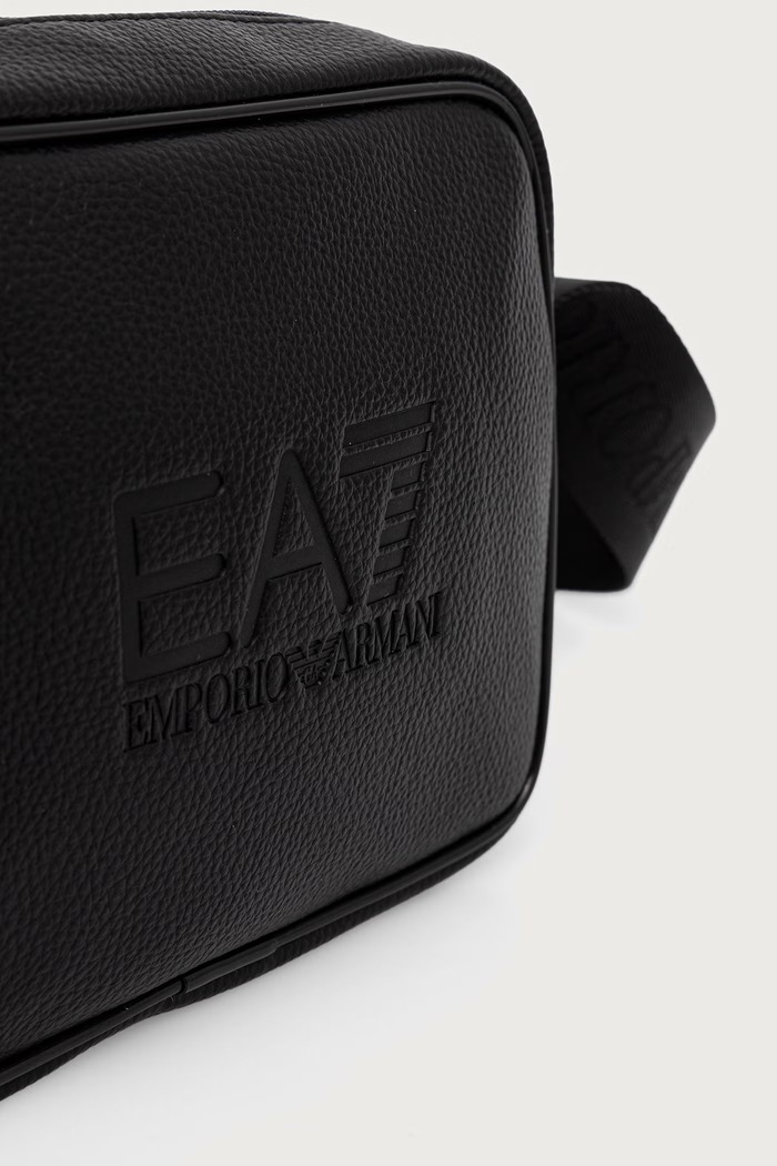 EA7 Emporio Armani torebka crossbody damska z imitacji skóry czarny AF27199.7W001619