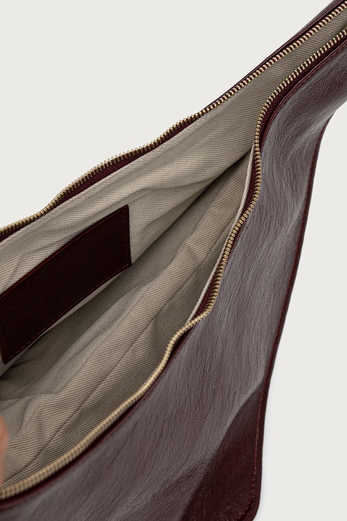 Torebka crossbody damska SAFFO Themoire bordowy 262WTMS00.CVFL