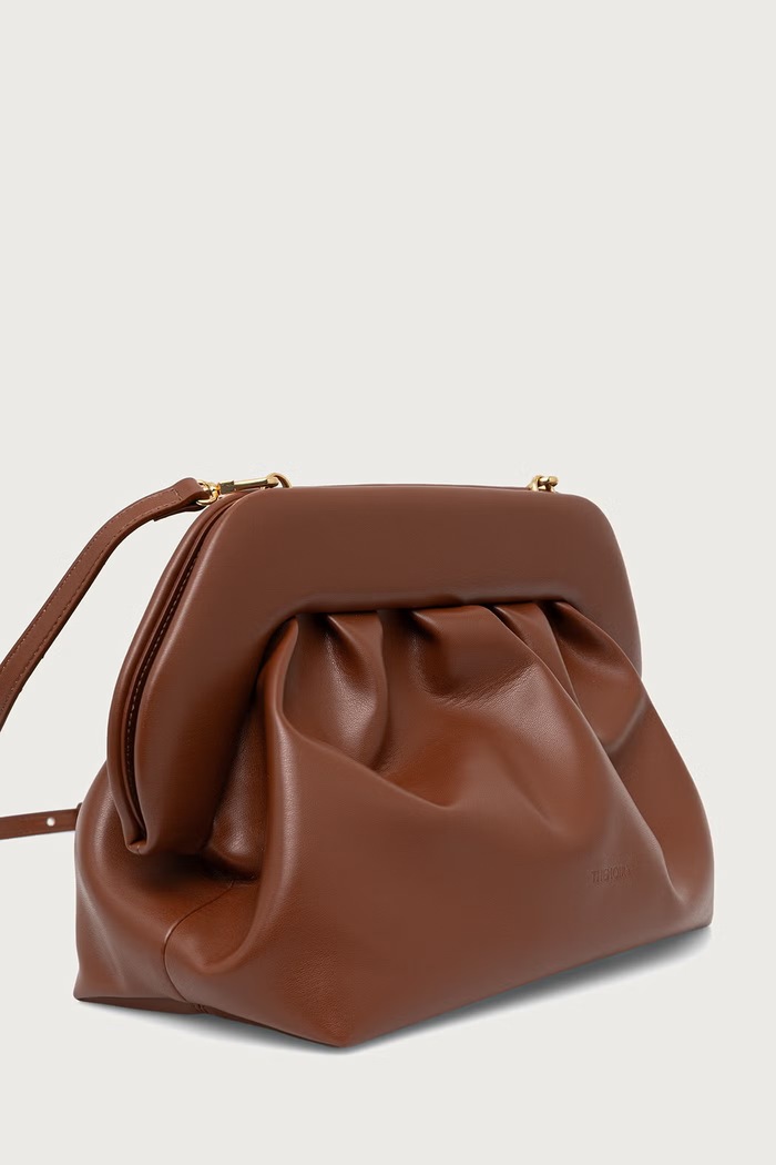 Akcesoria Themoire Torebka crossbody damska z imitacji skóry BIOS 262WTMB00.OOVF brązowy