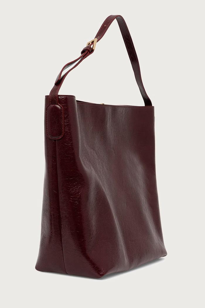 Themoire Torebka shopper damska ZOE 262WTMZ00.CVFL bordowy AW26