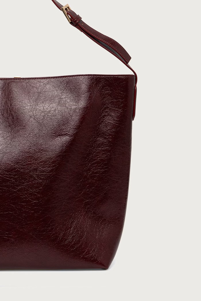 Akcesoria Themoire Torebka shopper damska ZOE 262WTMZ00.CVFL bordowy