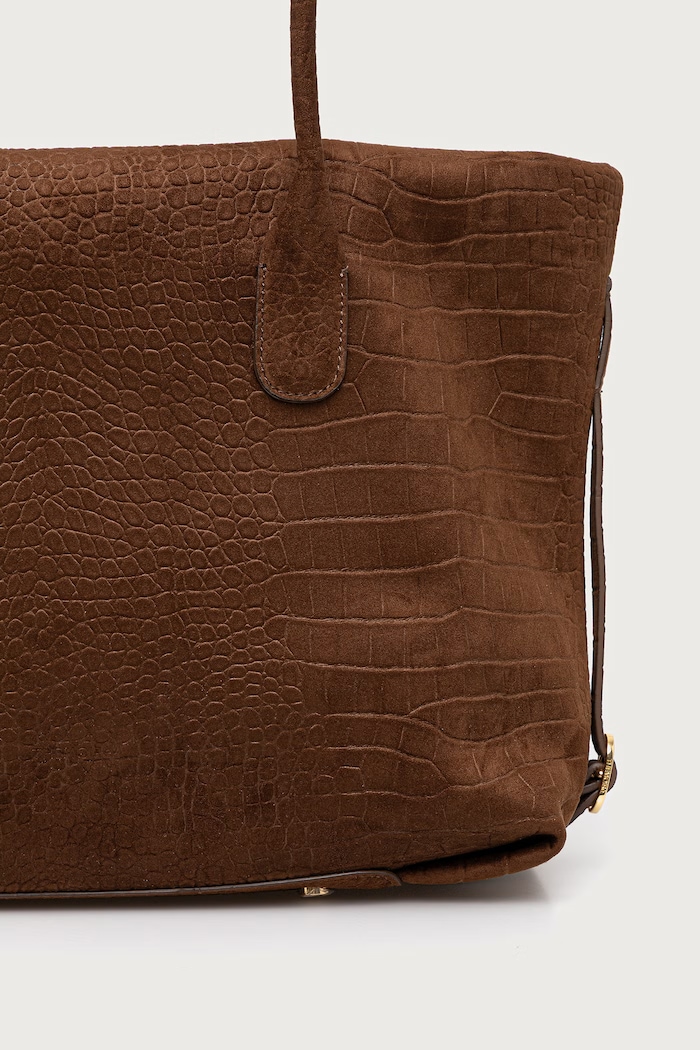 Akcesoria Themoire Torebka shopper damska z imitacji skóry TALIA 262WTMTS0.OSCR brązowy