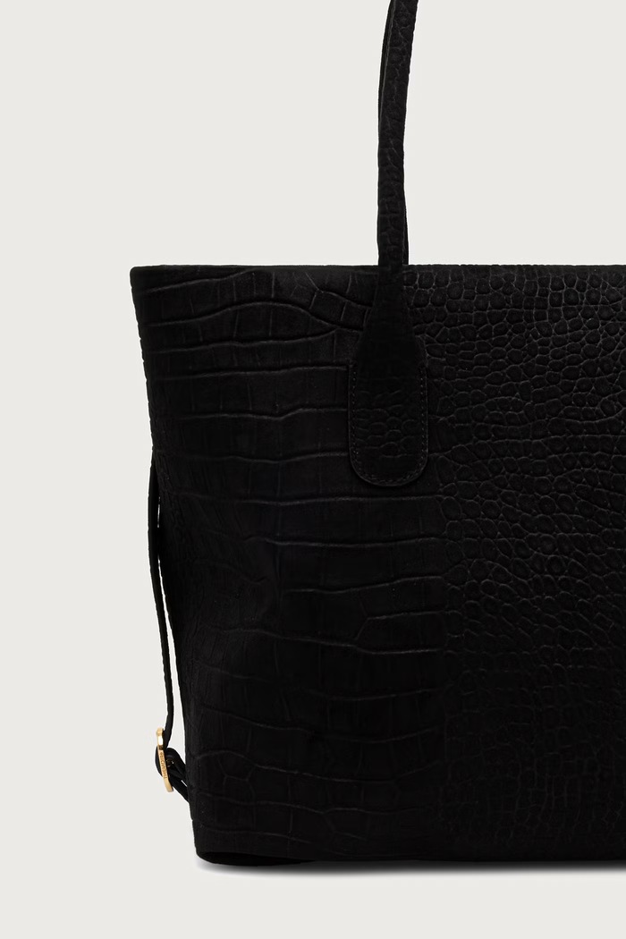 Akcesoria Themoire Torebka shopper damska z imitacji skóry TALIA 262WTMTS0.OSCR czarny