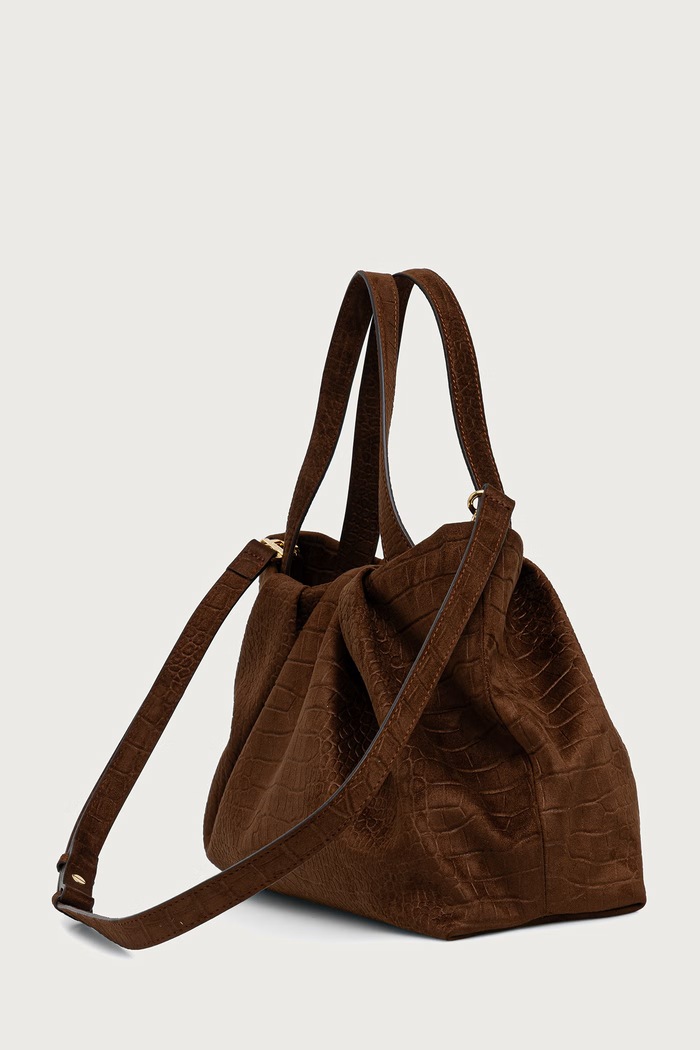 Akcesoria Themoire Torebka crossbody damska ATHENA 262WTMA00.OSCR brązowy