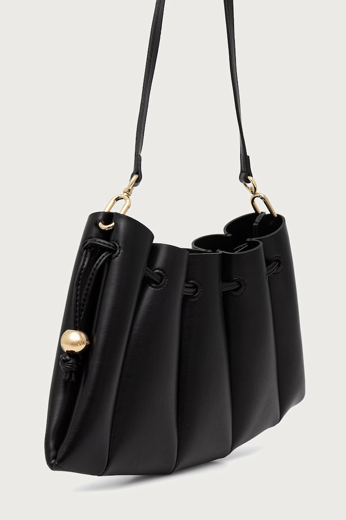Themoire Torebka crossbody damska skórzana CALIPSO 262WTMCC0.OOVF czarny AW26