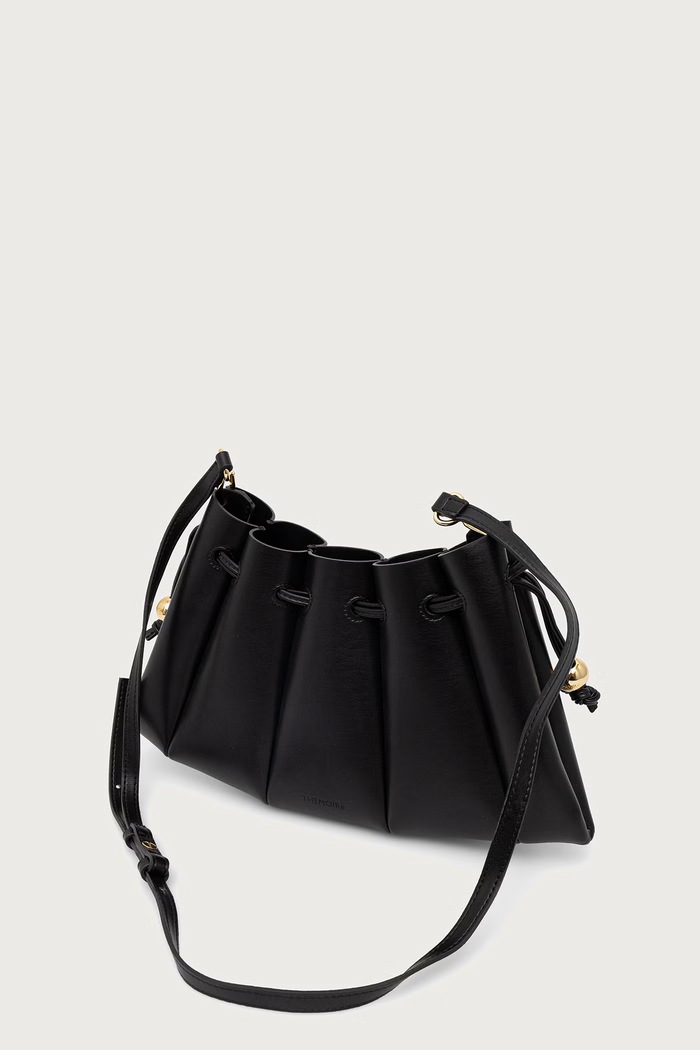 Akcesoria Themoire Torebka crossbody damska skórzana CALIPSO 262WTMCC0.OOVF czarny
