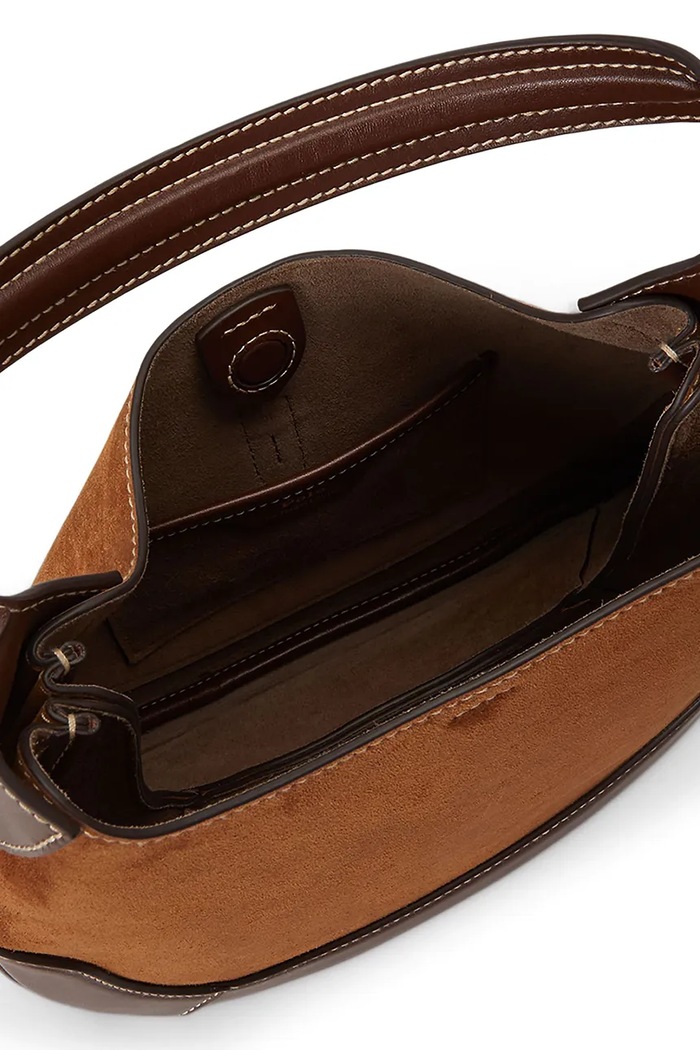 Polo Ralph Lauren kabelka dámska semišová 428945972008 hnedá