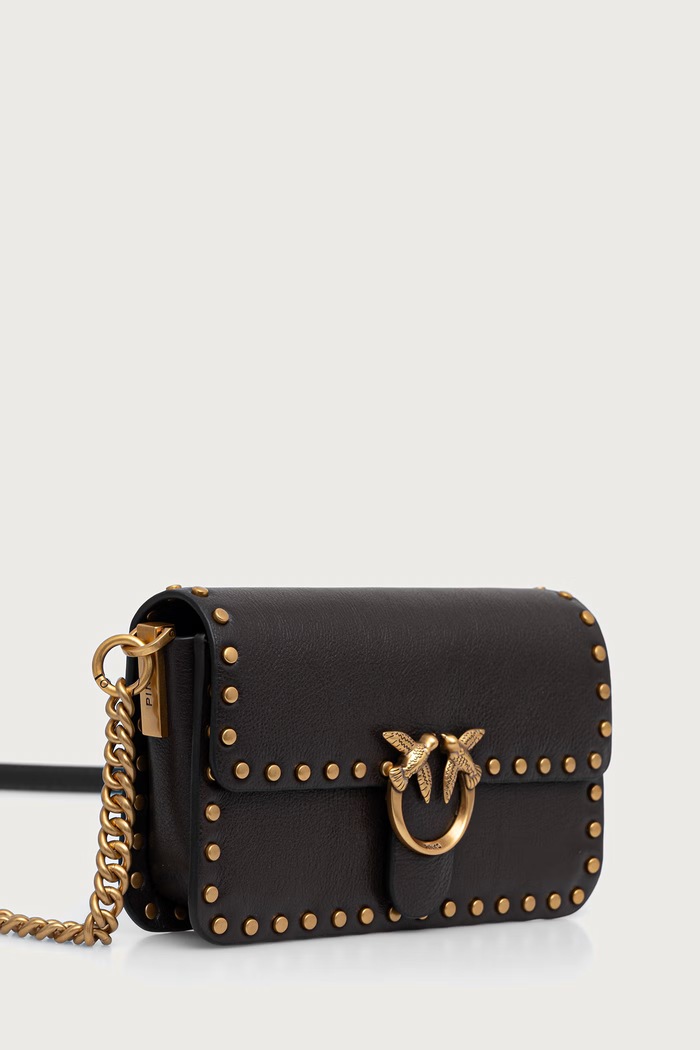 Pinko torebka crossbody damska skórzana 107345.A2JG brązowy AW26