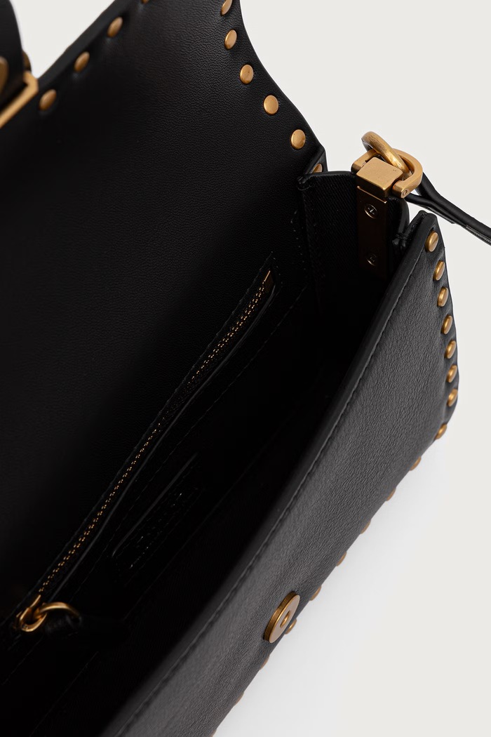 Pinko crossbody torba za žene kožna 107345.A2JG crna
