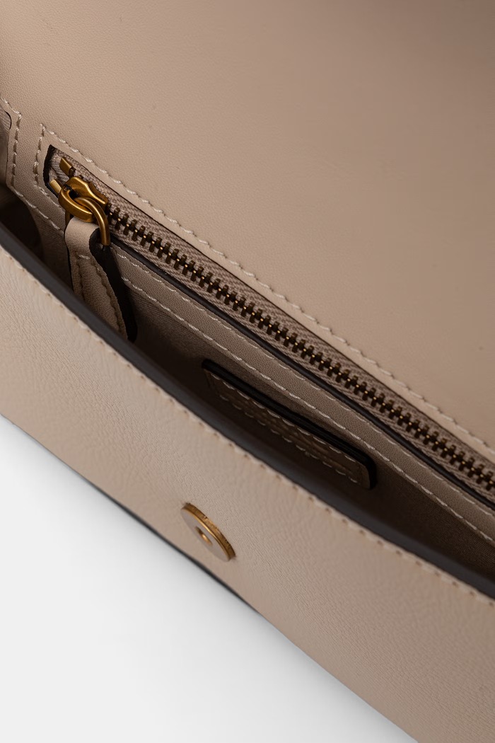 Pinko crossbody kabelka dámska kožená 107344.A2JG béžová