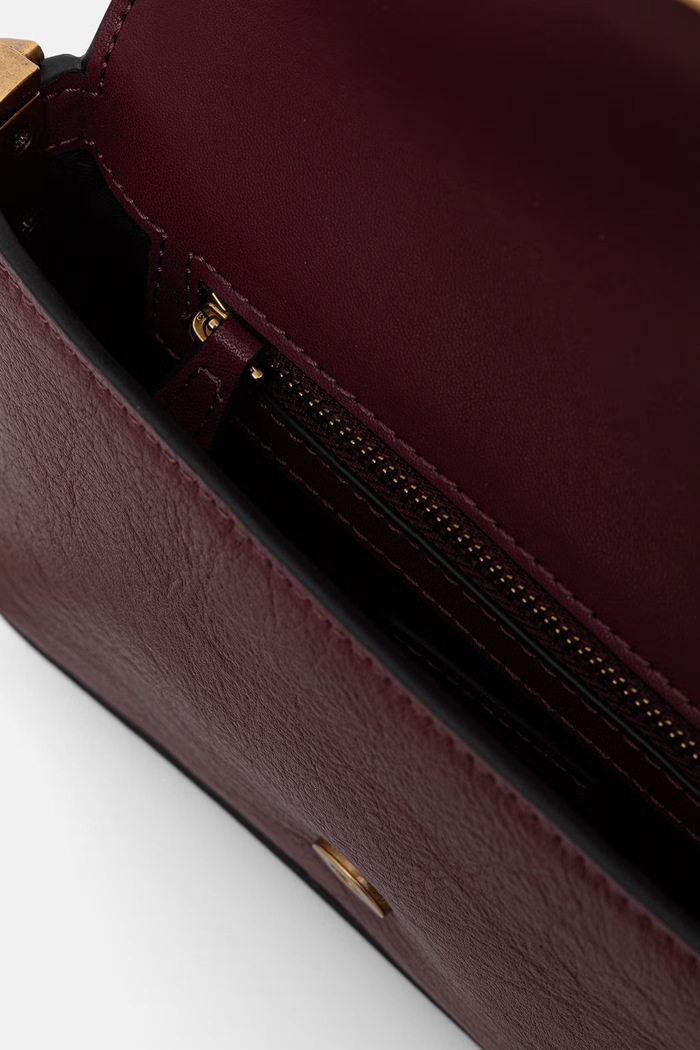 Pinko crossbody kabelka dámska kožená 107344.A2JG burgundské