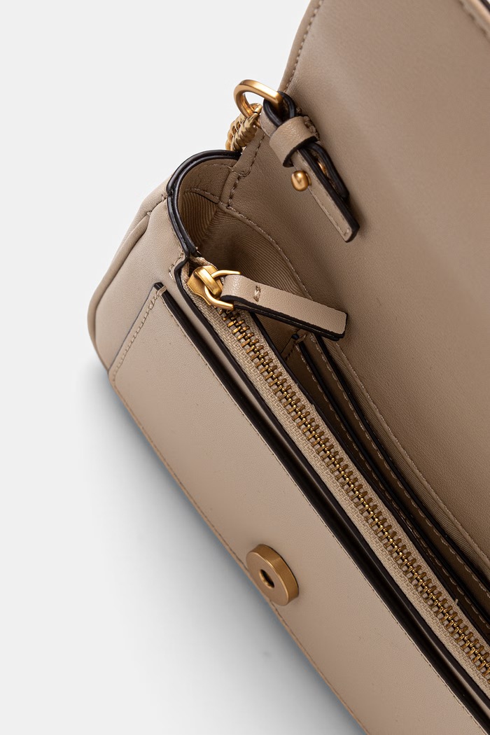 Pinko crossbody torba za žene kožna 107072.A0F1 bež