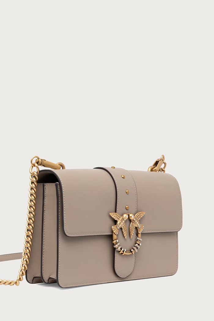 Pinko torebka crossbody damska skórzana 107070.A0F1 beżowy AW26