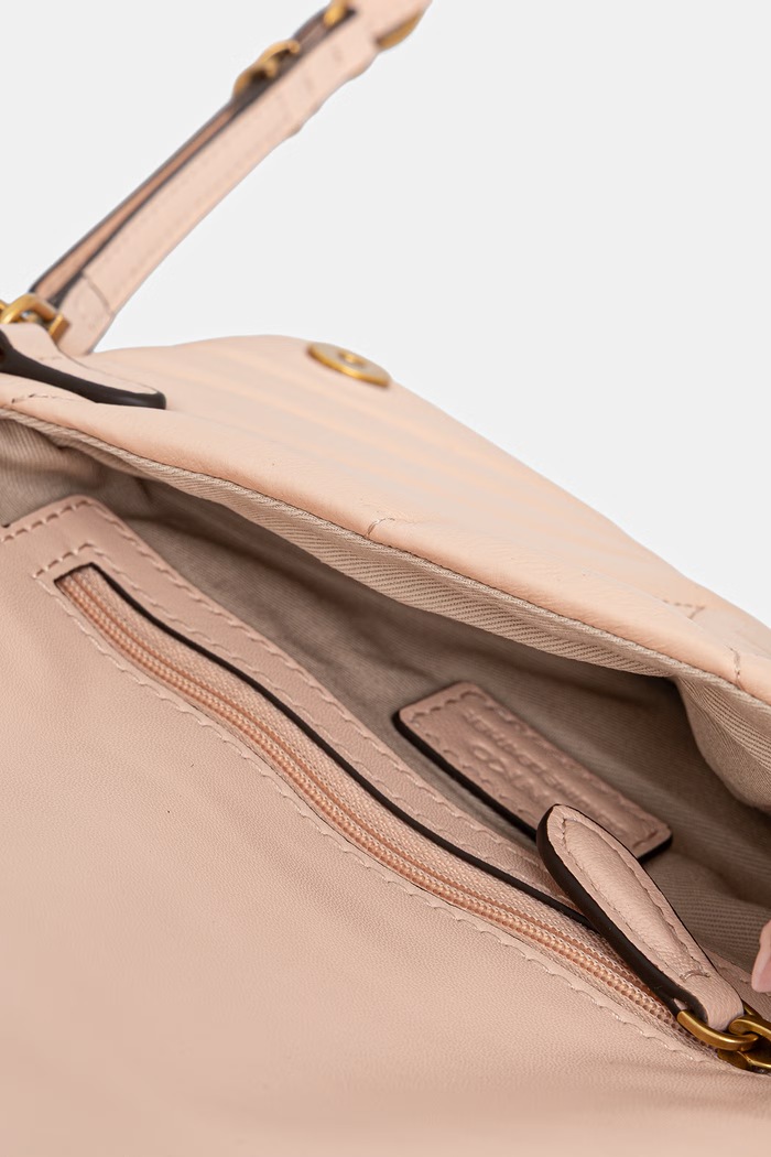 Pinko torebka crossbody damska skórzana 107039.A0F2 beżowy