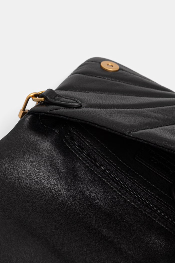 Pinko crossbody torba za žene kožna 107039.A0F2 crna