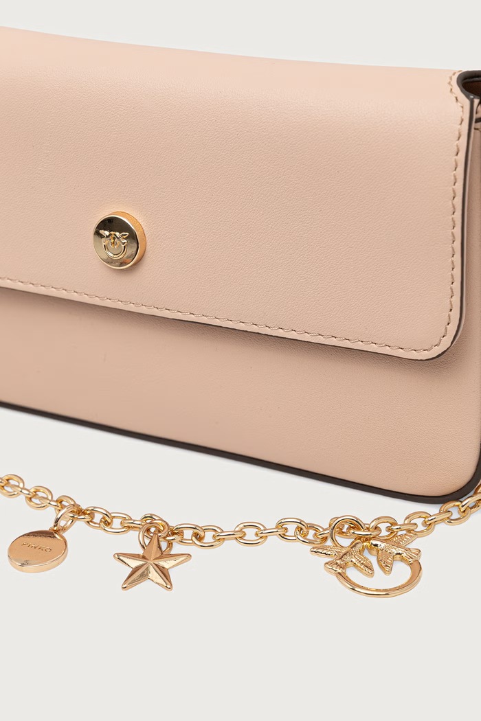 Crossbody torba za žene od kože Pinko 107028.A0QO roza