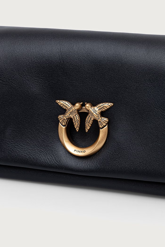 Pinko crossbody torba za žene od imitacije kože crna 106970.A0QO