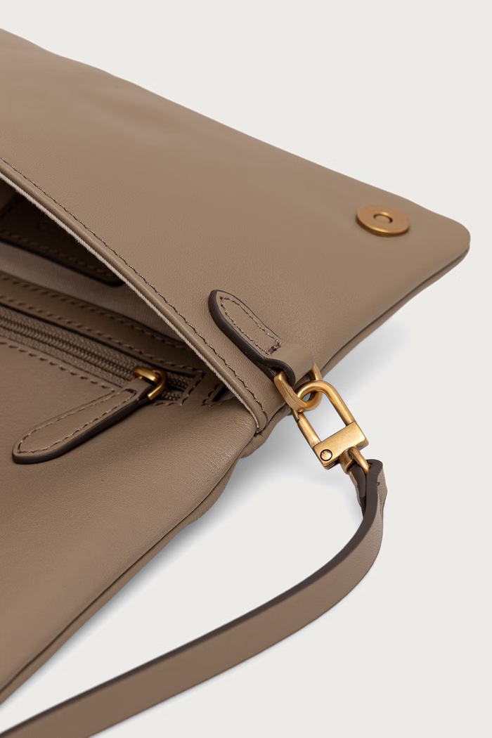 Crossbody kabelka dámská kožená Pinko béžová 106023.A0QO