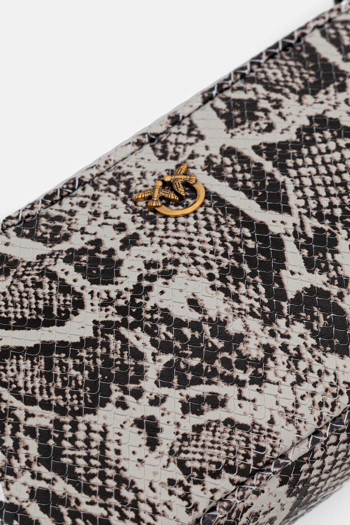 Pinko torebka crossbody damska skórzana czarny 105069.A3E5