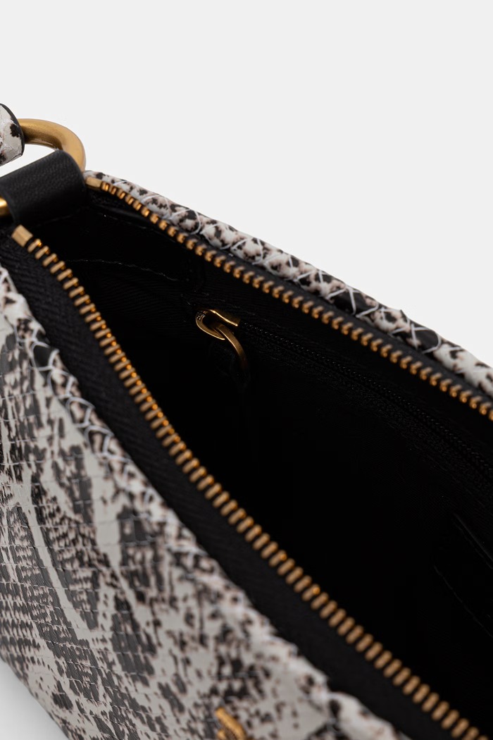 Pinko torebka crossbody damska skórzana 105069.A3E5 czarny