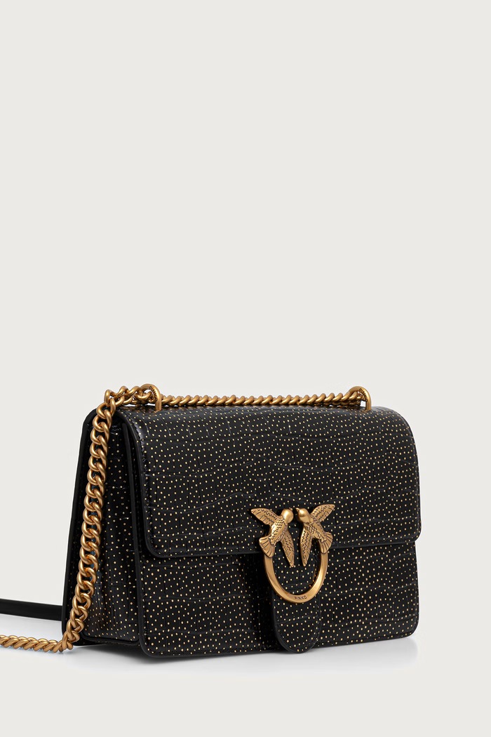 Pinko crossbody torba za žene kožna 104549.A3EP crna AW26