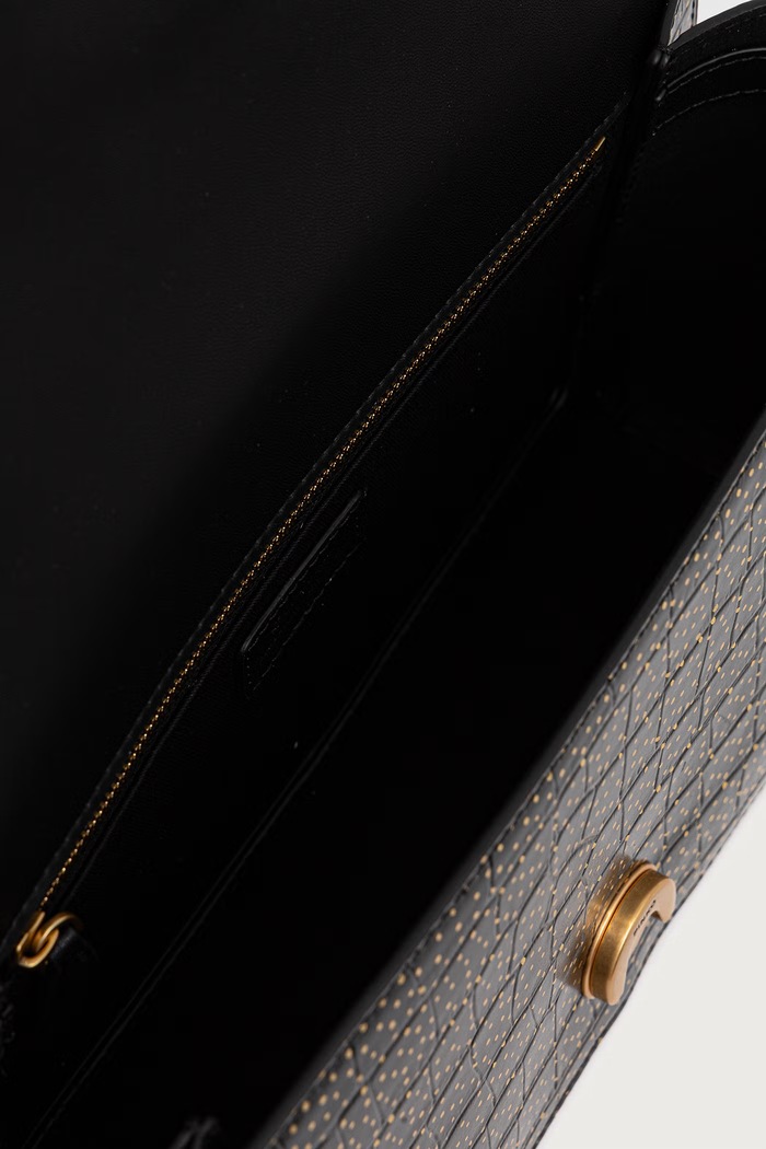 Pinko crossbody torba za žene kožna 104549.A3EP crna