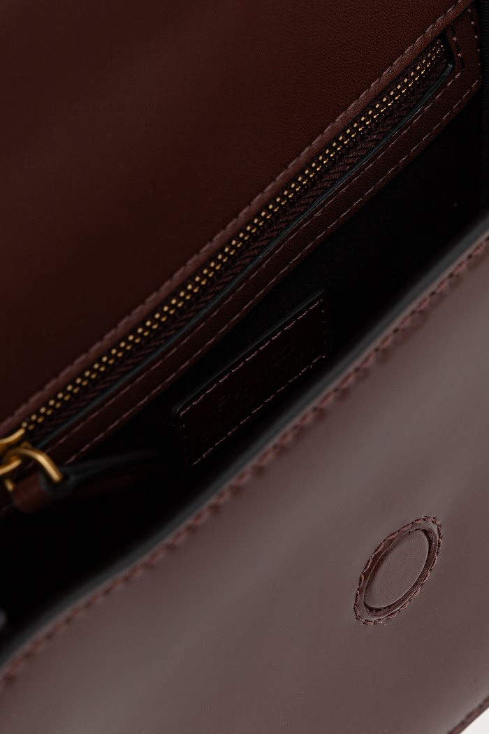 Pinko crossbody kabelka dámská kožená 104297.A1EN burgundské