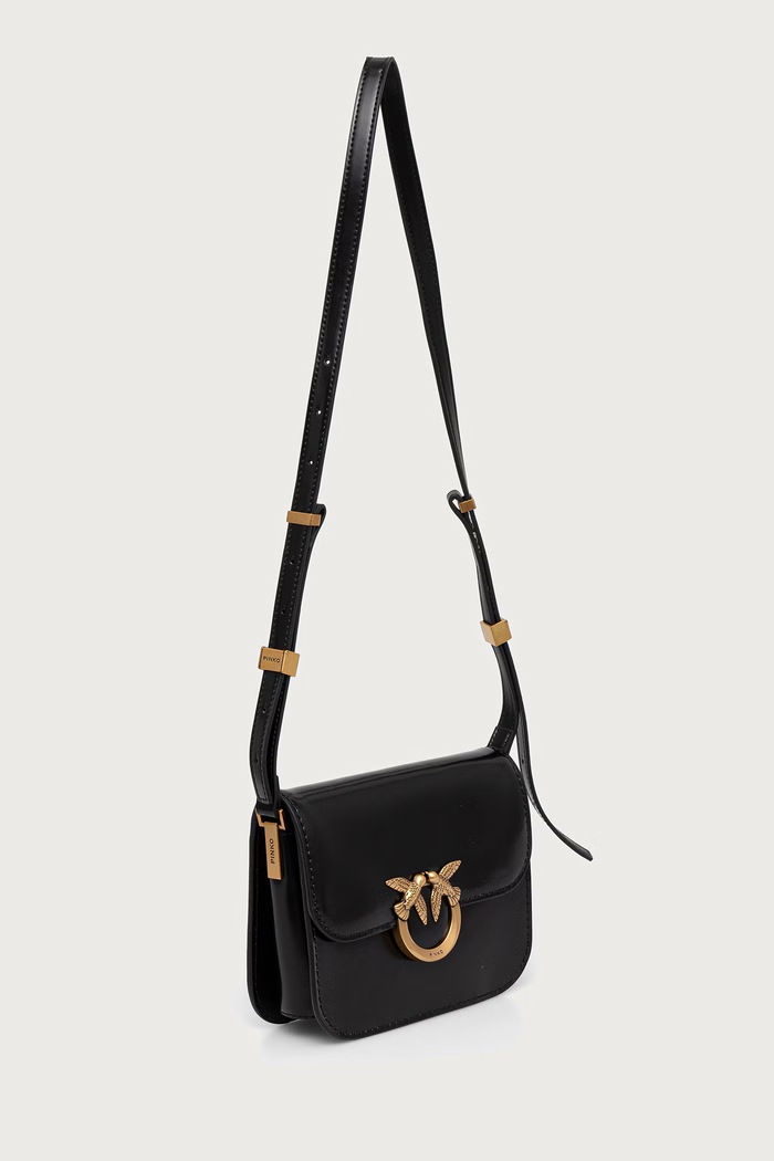 Pinko crossbody kabelka dámská kožená 104297.A1EN černá AW26