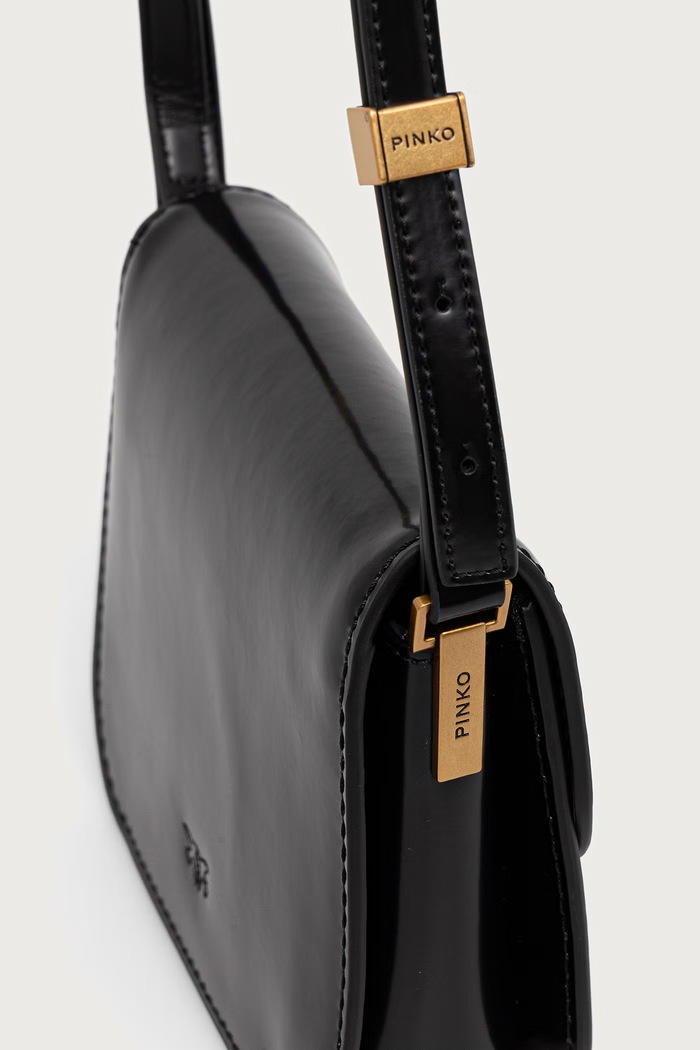 Pinko crossbody kabelka dámská kožená černá 104297.A1EN