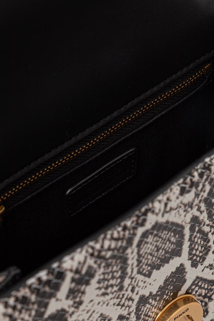 Pinko crossbody torba za žene od imitacije kože 100071.A3E5 siva