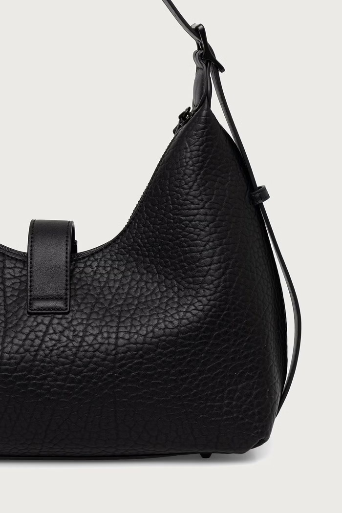 Doplnky Steve Madden Kabelka hobo dámska z imitácie kože Bovie-M SM13002679 čierna