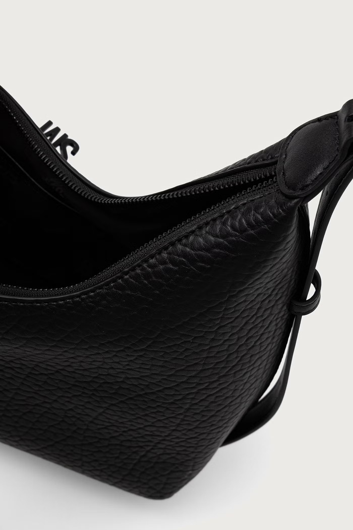 Kabelka hobo dámska z imitácie kože Bovie-M Steve Madden čierna SM13002679