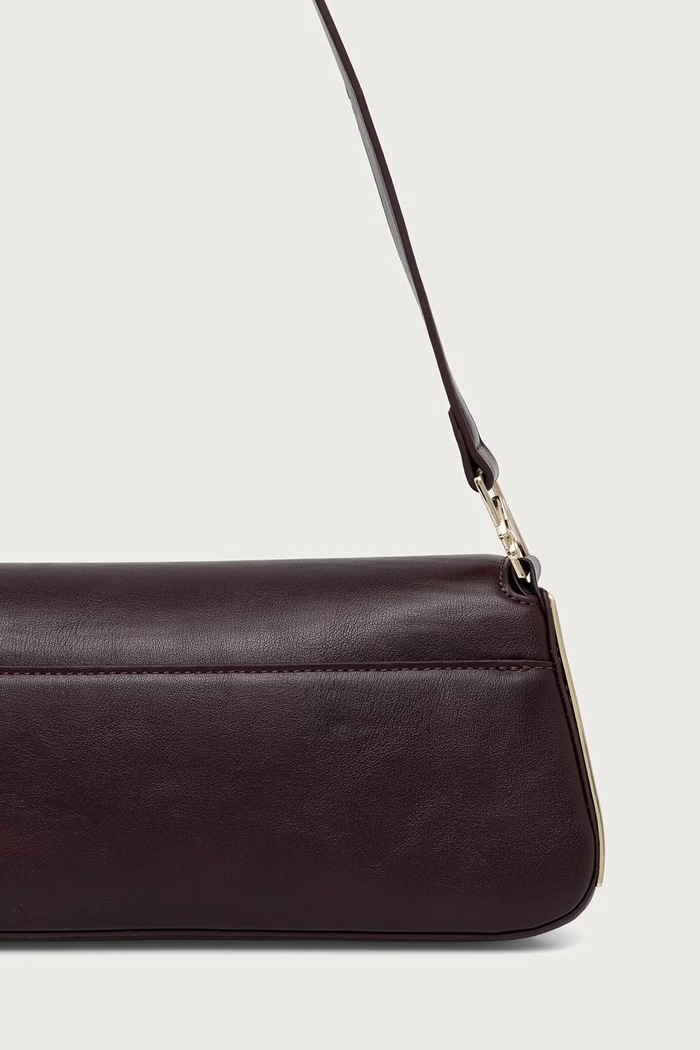 Doplnky Steve Madden Kabelka typu baguette dámska z imitácie kože Baster SM13002684 burgundské