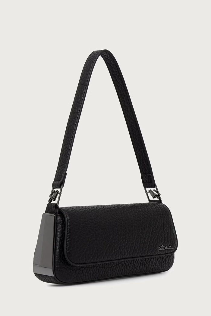 Steve Madden Kabelka typu baguette dámska z imitácie kože Baster SM13002684 čierna AW26